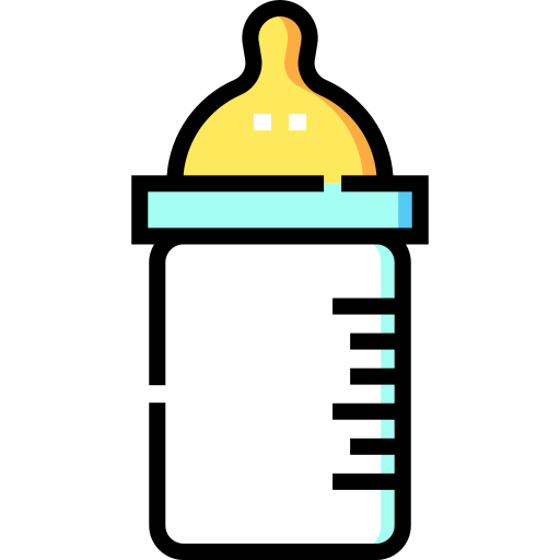 butelka dla dziecka Detailed Straight Lineal color ikona