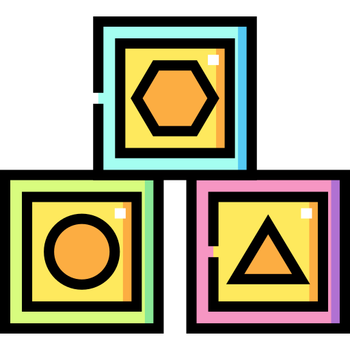 bloki Detailed Straight Lineal color ikona