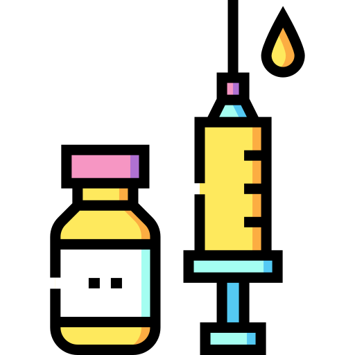 ワクチン Detailed Straight Lineal color icon