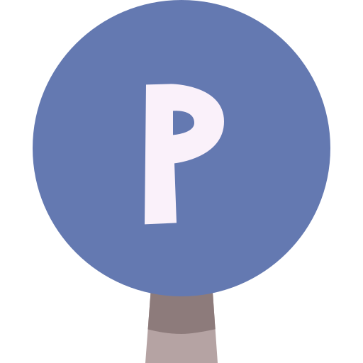 Parking Cartoon Flat icon