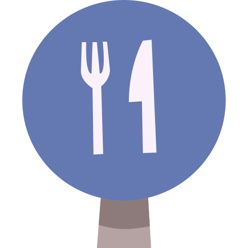 Restaurant Cartoon Flat icon