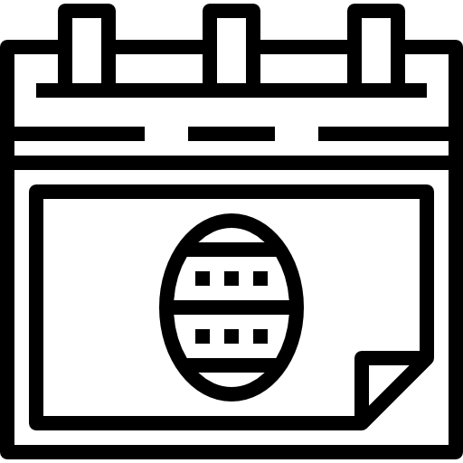 wielkanoc kank Lineal ikona