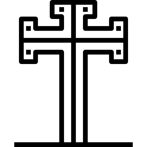 kreuz kank Lineal icon