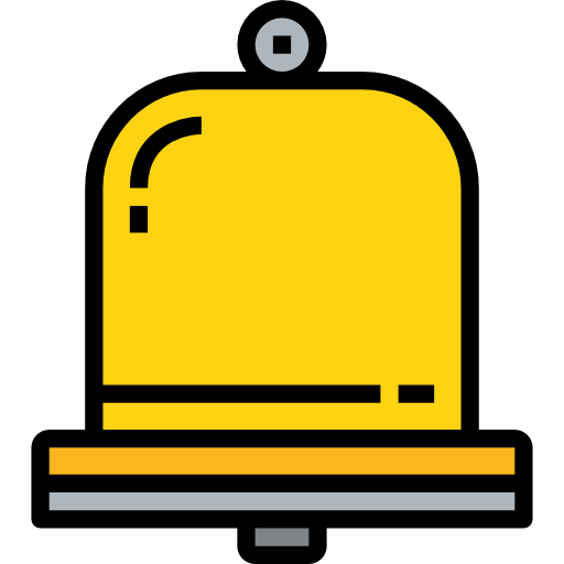 campana kank Lineal Color icono