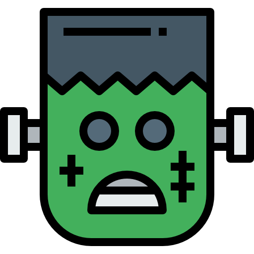 Frankenstein kank Lineal Color icon