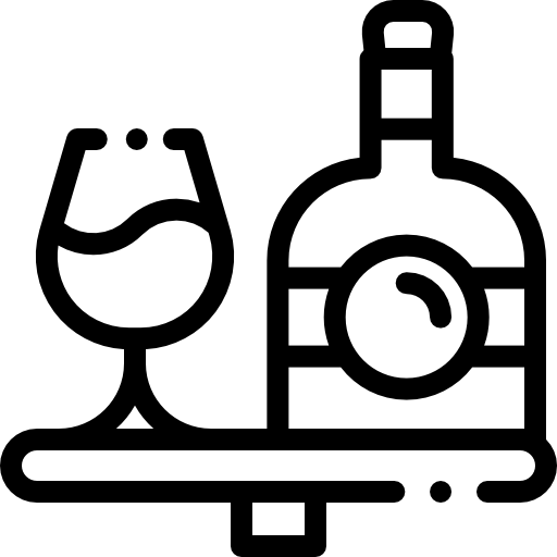 コニャック Detailed Rounded Lineal icon