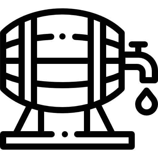 barile Detailed Rounded Lineal icona