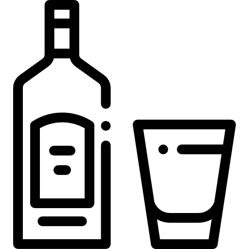 테킬라 Detailed Rounded Lineal icon
