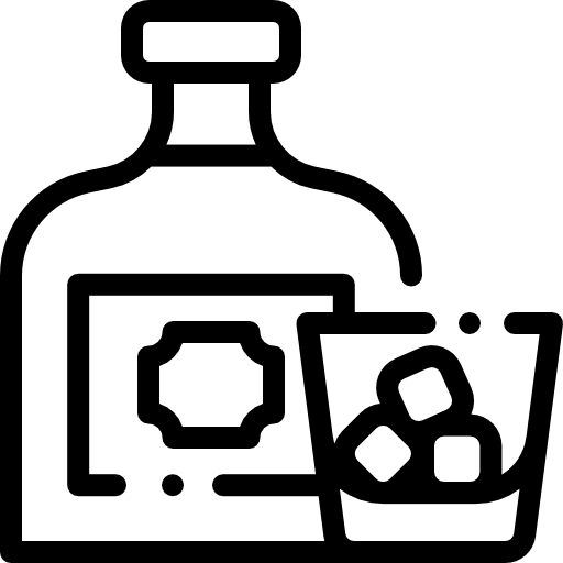 위스키 Detailed Rounded Lineal icon