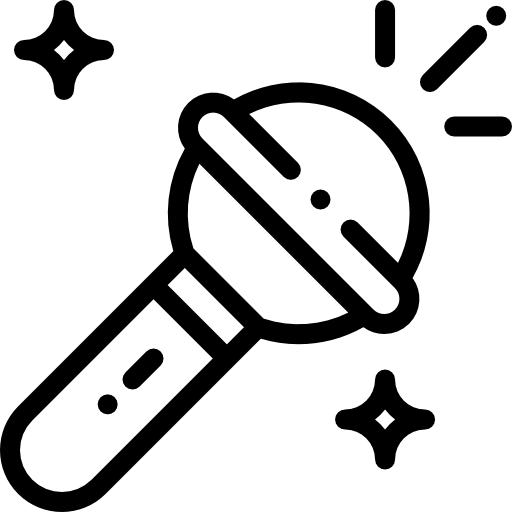 마이크로폰 Detailed Rounded Lineal icon