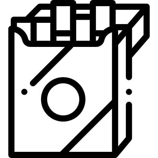 シガレット Detailed Rounded Lineal icon
