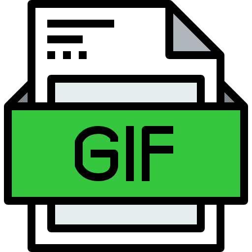 gif kank Lineal Color icon