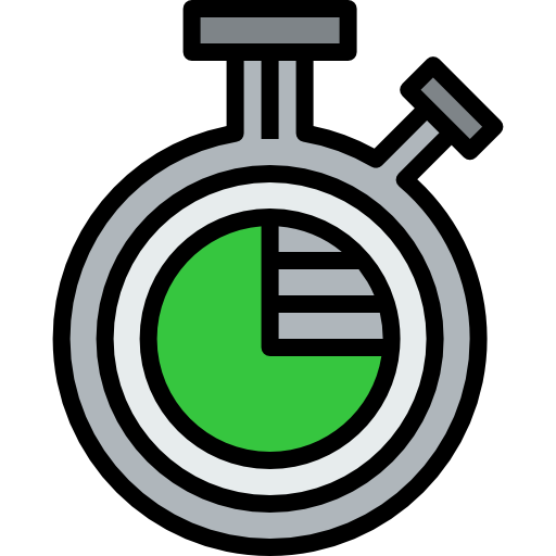 chronomètre kank Lineal Color Icône