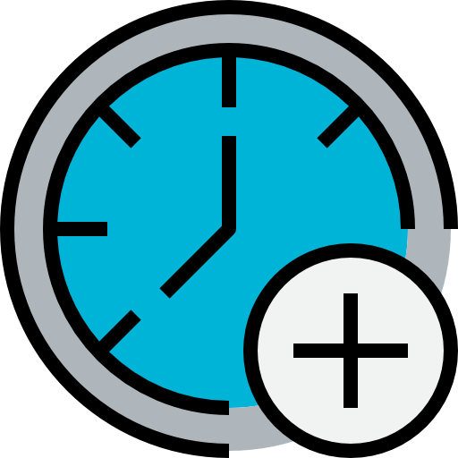reloj de pared kank Lineal Color icono