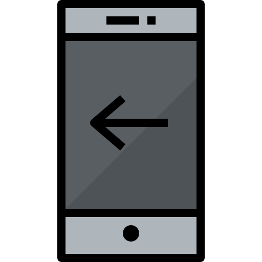 smartfon kank Lineal Color ikona