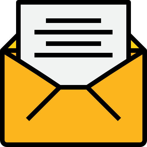 Email kank Lineal Color icon