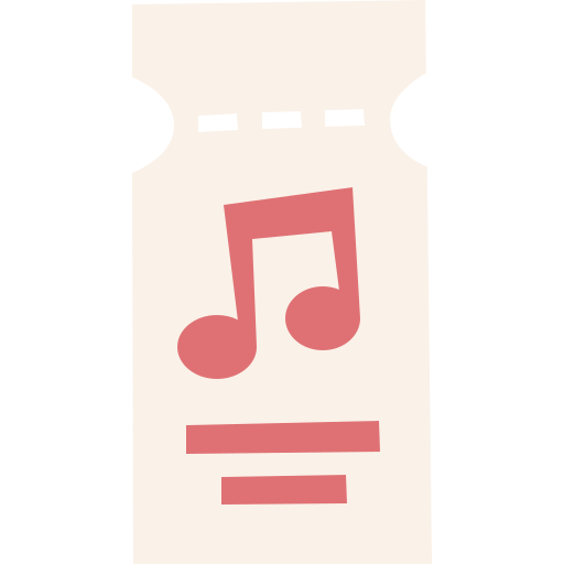 musik Cartoon Flat icon