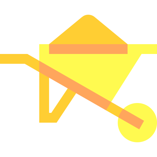 Wheelbarrow Basic Sheer Flat icon