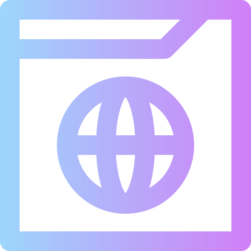 sitio web Super Basic Rounded Gradient icono