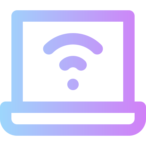 wi-fi Super Basic Rounded Gradient icon