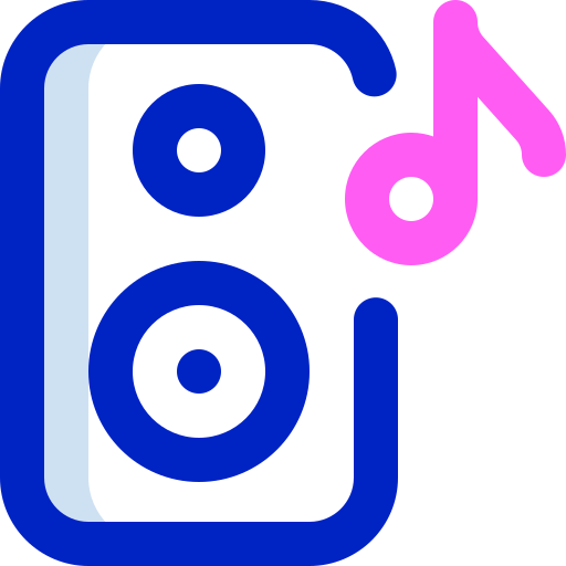 Speaker Super Basic Orbit Color icon