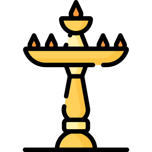 lampara de aceite Special Lineal color icono