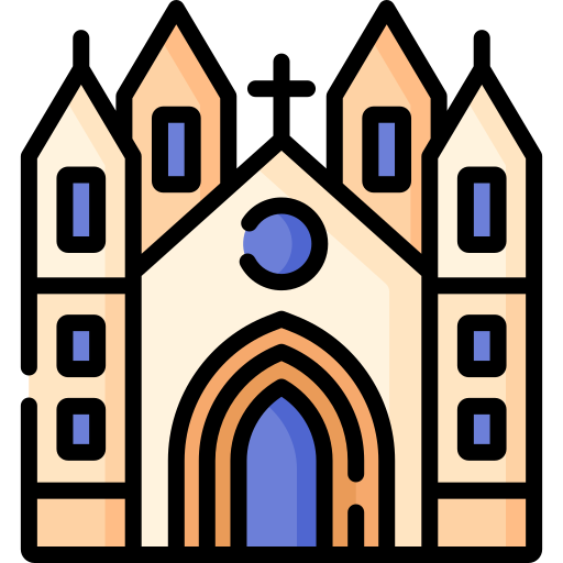cathédrale Special Lineal color Icône
