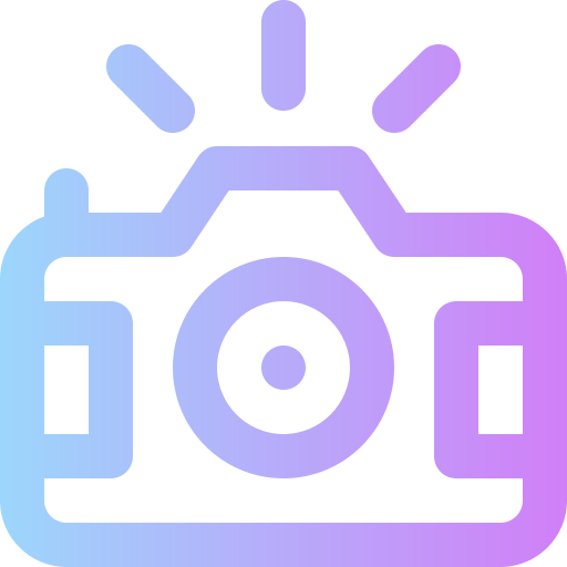 카메라 Super Basic Rounded Gradient icon