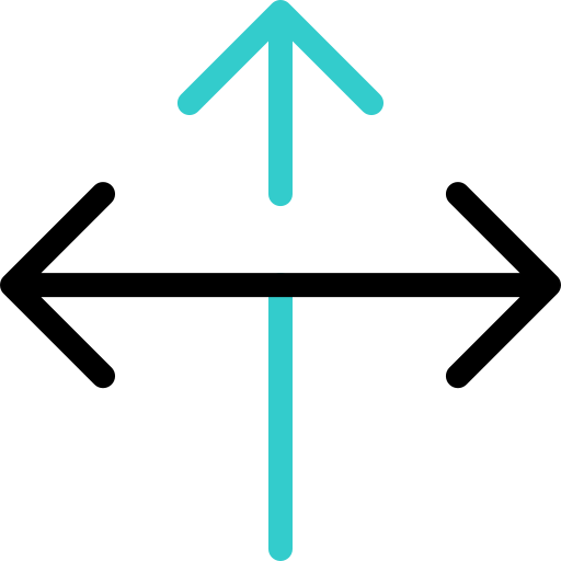 flechas Basic Accent Outline icono