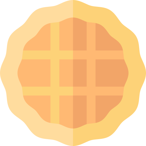 empanada Basic Straight Flat icoon
