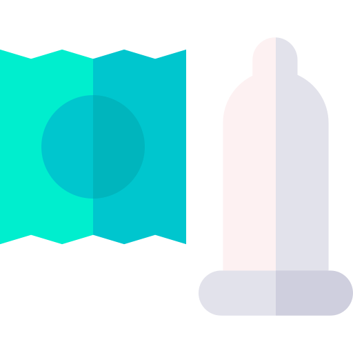 condoom Basic Straight Flat icoon