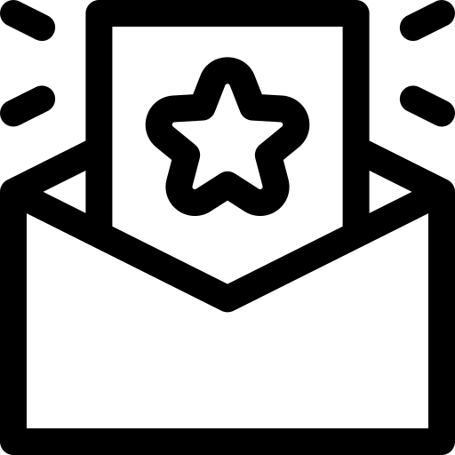 correspondência Basic Rounded Lineal Ícone