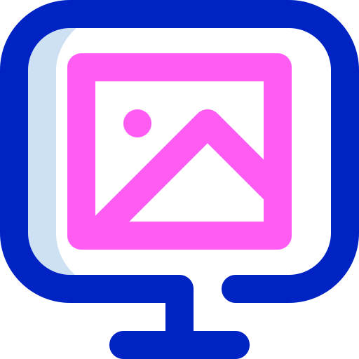 monitor Super Basic Orbit Color icoon