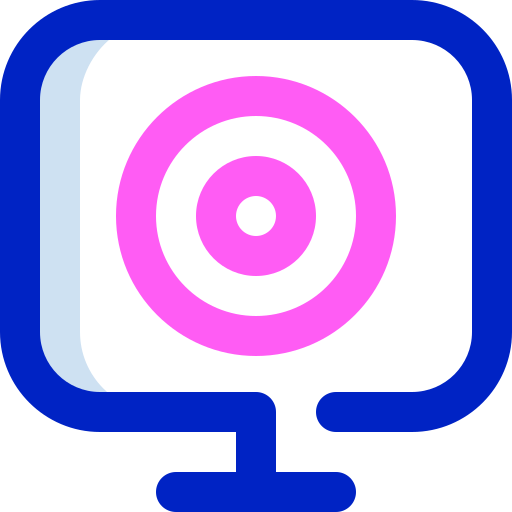 감시 장치 Super Basic Orbit Color icon
