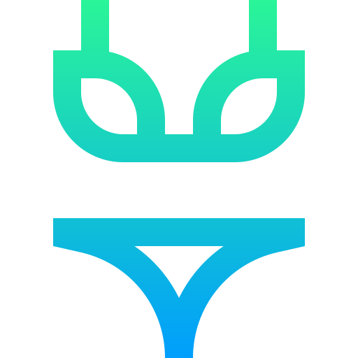 bikini Super Basic Straight Gradient icon