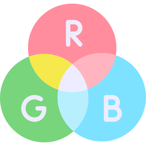 rgb Kawaii Flat icon