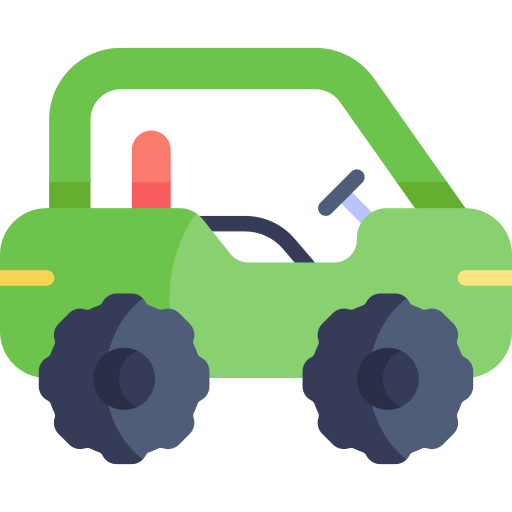 vehículo Kawaii Flat icono