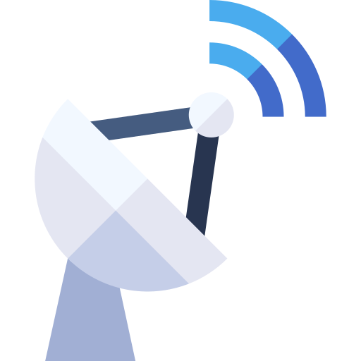 antenne Basic Straight Flat icoon