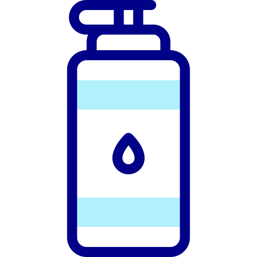 水のボトル Detailed Mixed Lineal color icon