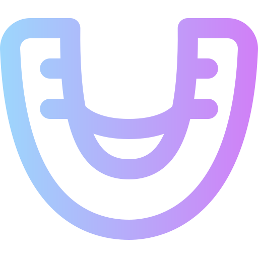 Mouth guard Super Basic Rounded Gradient icon