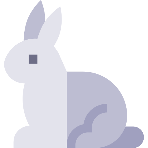 Кролик Basic Straight Flat иконка