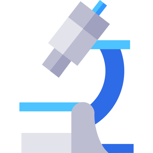 mikroskop Basic Straight Flat ikona