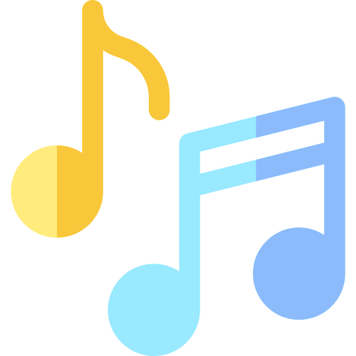 음악 Basic Rounded Flat icon
