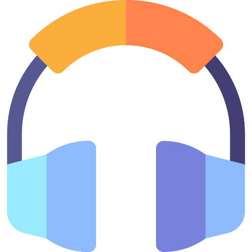 Headphone Basic Rounded Flat icon