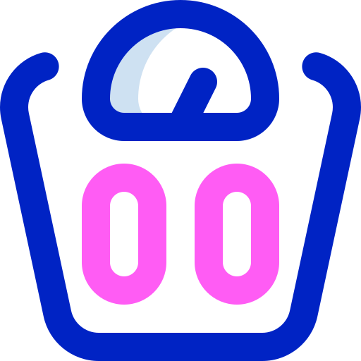 escala de peso Super Basic Orbit Color icono