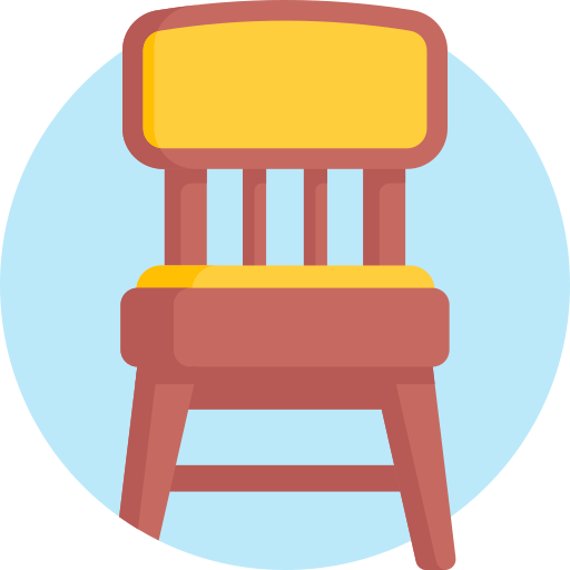 의자 Detailed Flat Circular Flat icon