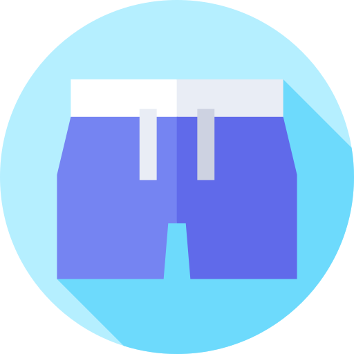 pantalones deportivos Flat Circular Flat icono