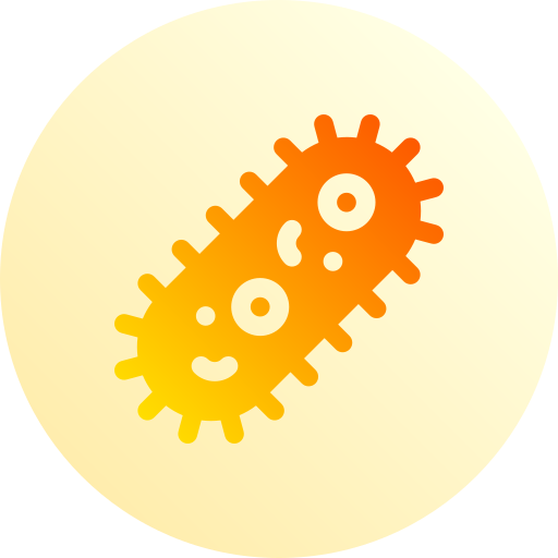 원생 동물문 Basic Gradient Circular icon