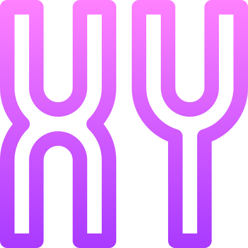 chromosomen Basic Gradient Lineal color icon