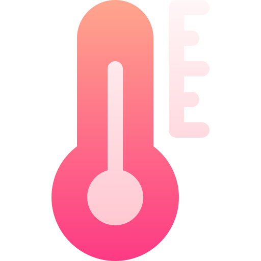 termometro Basic Gradient Gradient icona